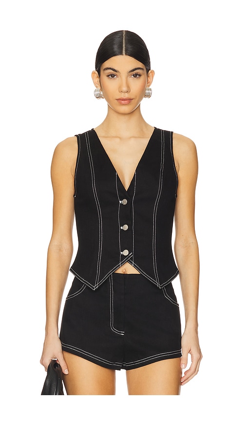 BY.DYLN Tyler Vest in Black. M. Also in