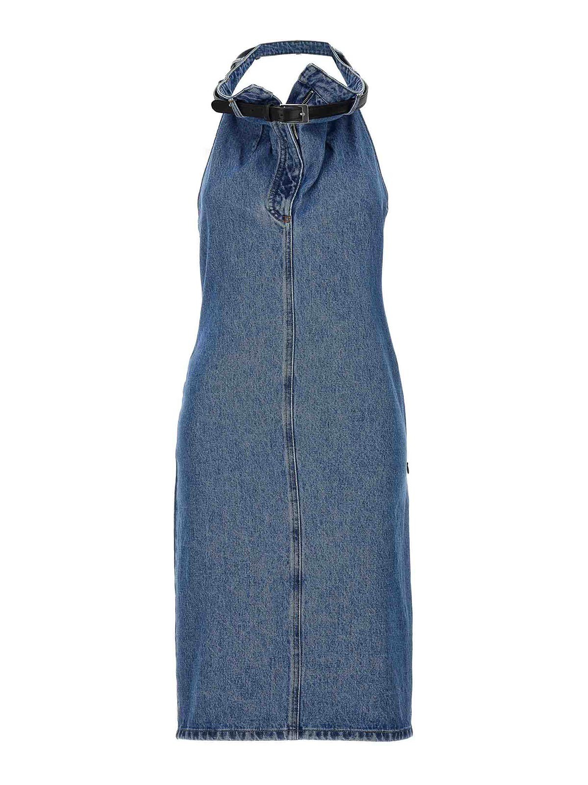 Belt Halter Neck Dress