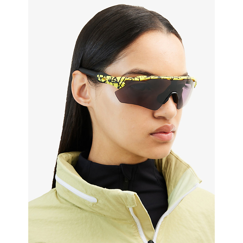 Oo9208 Radar Ev Path Shield-Frame Acetate Sunglasses