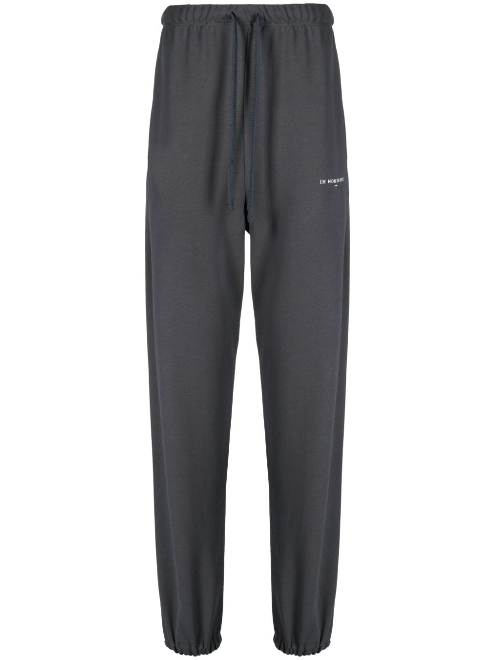Logo-print cotton track pants - Grey
