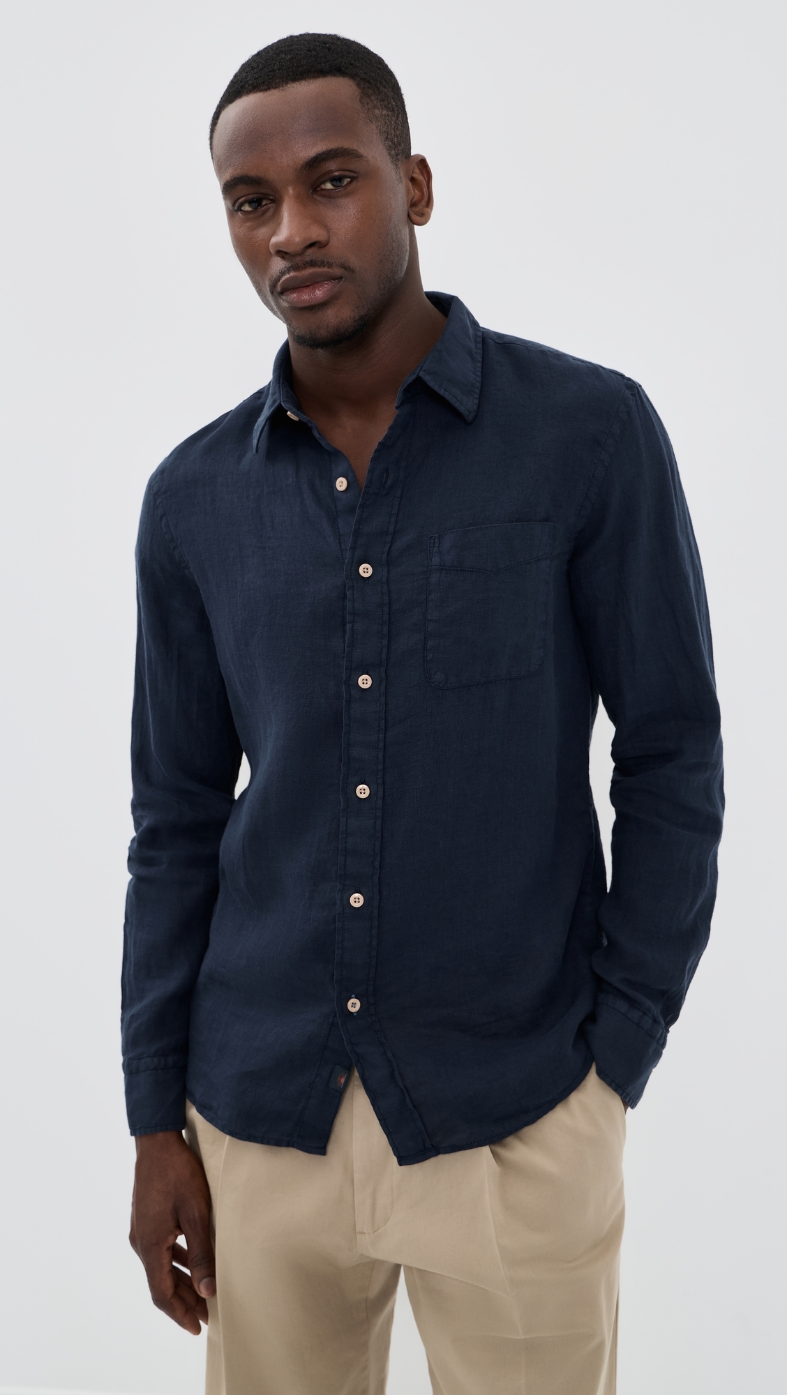 Laguna Linen Shirt Island Navy 