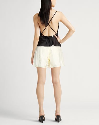 Woman Shorts & Bermuda Shorts Ivory Size 6 Polyamide, Silk