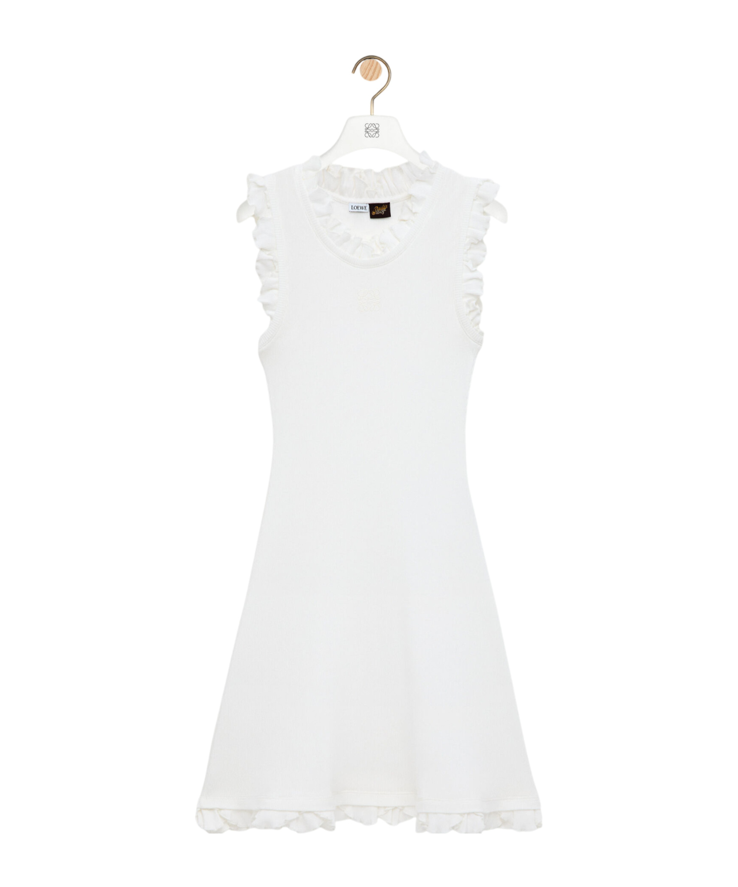 Tank dress in stretch cotton