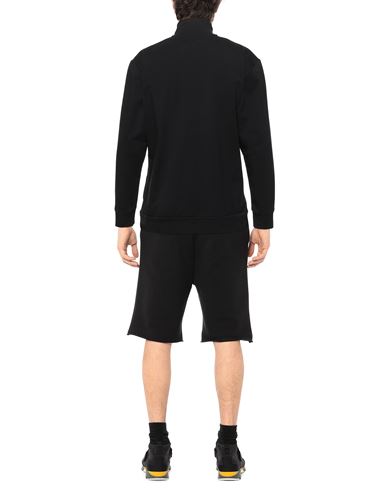 Man Sweatshirt Black Size XXL Cotton, Polyester, Elastane