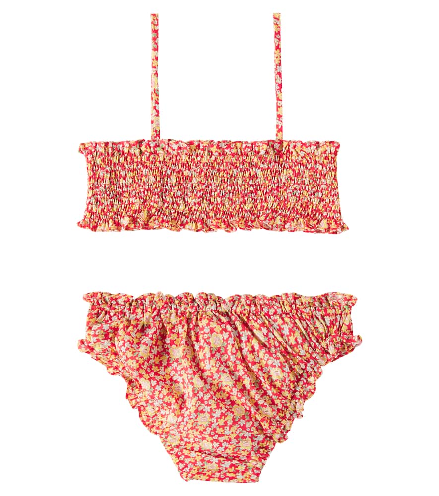 Finlay smocked floral bikini