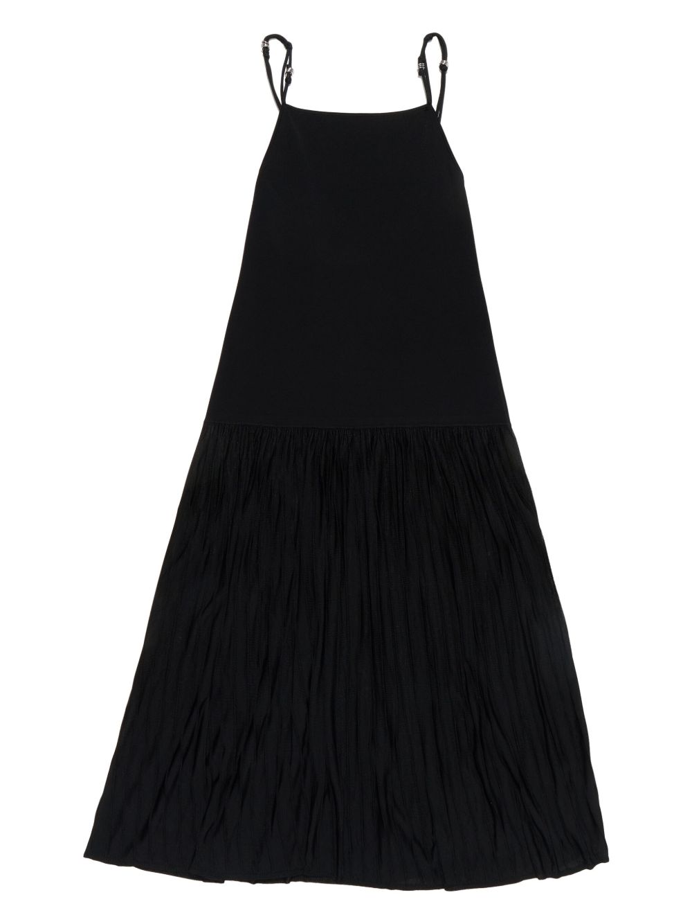 Bimba y Lola metallic rings detailing dress - Black