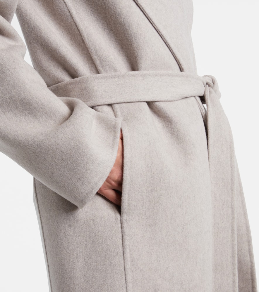Cicero cashmere wrap coat