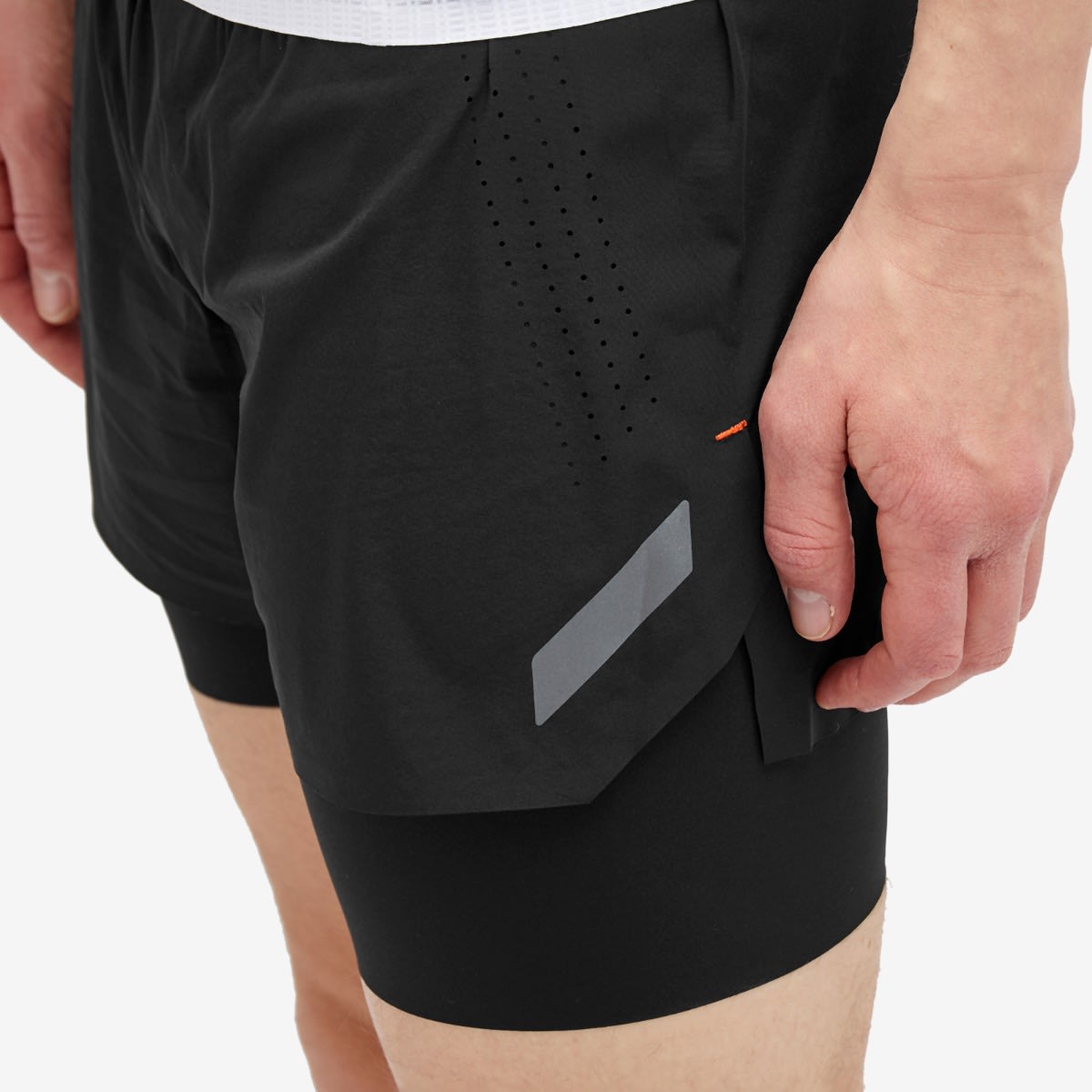 Men's Dual Run Shorts in Black
