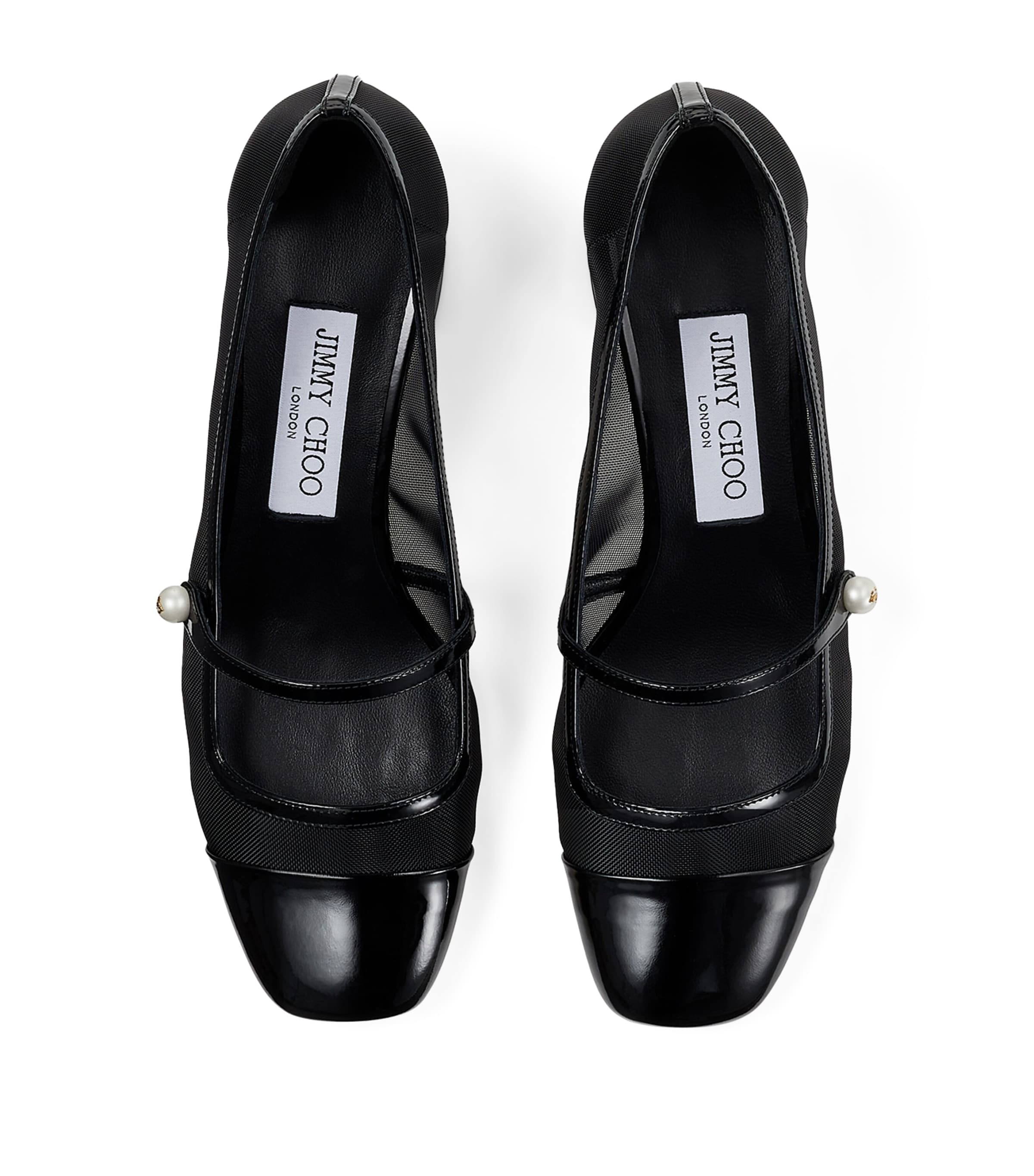 Elisa 45 Leather Mary Jane Heeled Pumps
