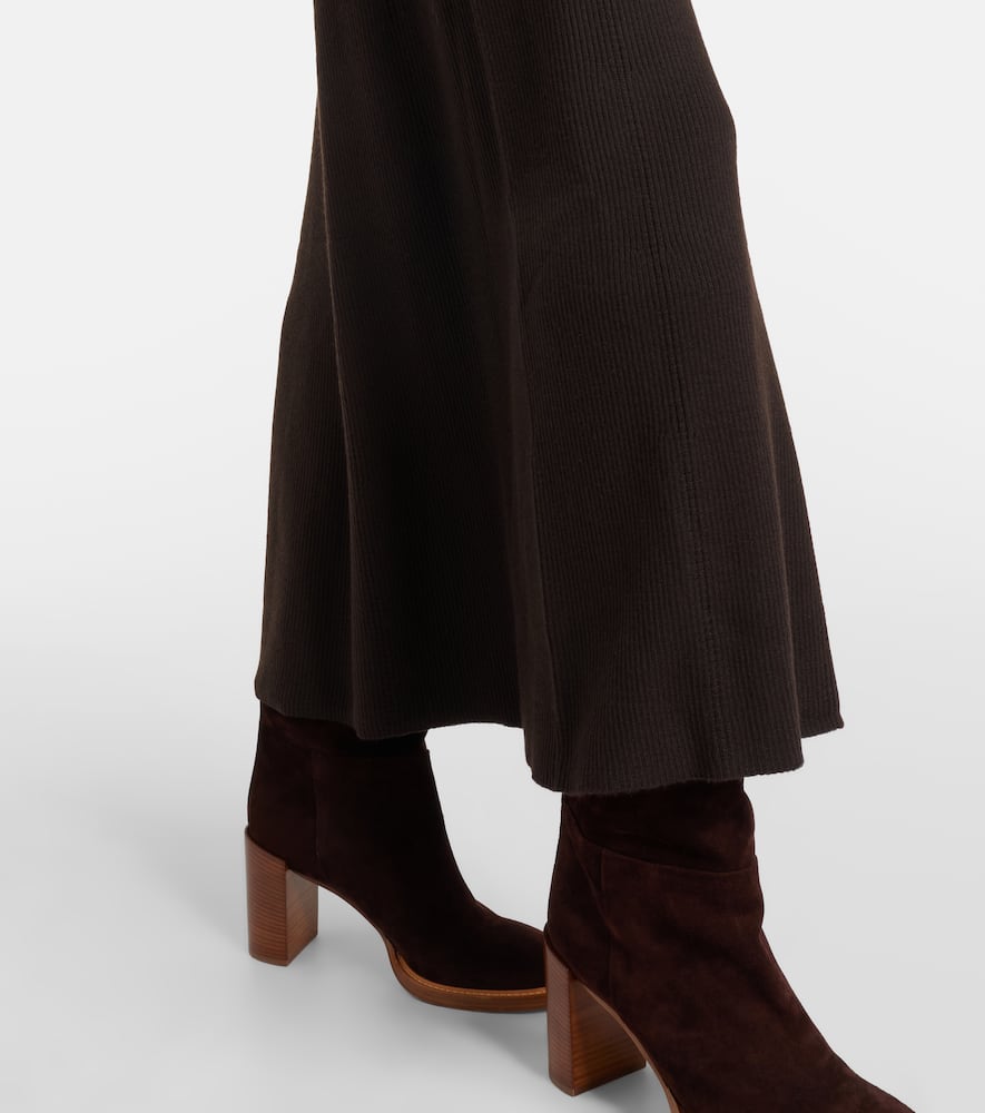 Imagene rib-knitted wool midi dress