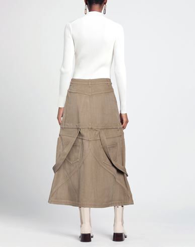 Woman Denim skirt Khaki