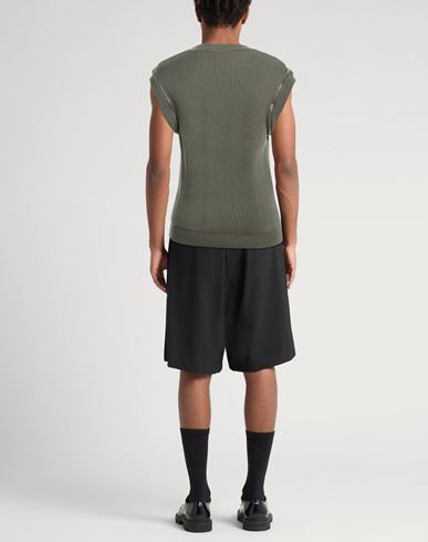 Couture Man Sweater Military green Size 36 Virgin Wool