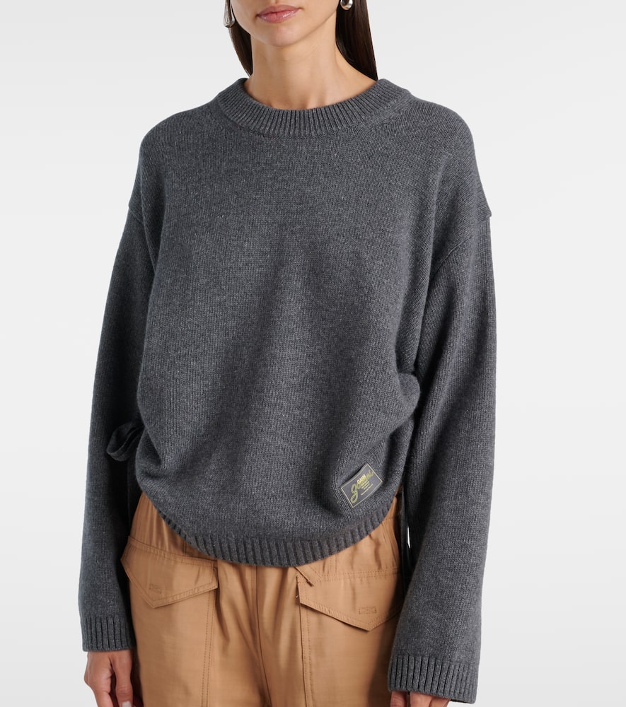 Logo wool-blend sweater