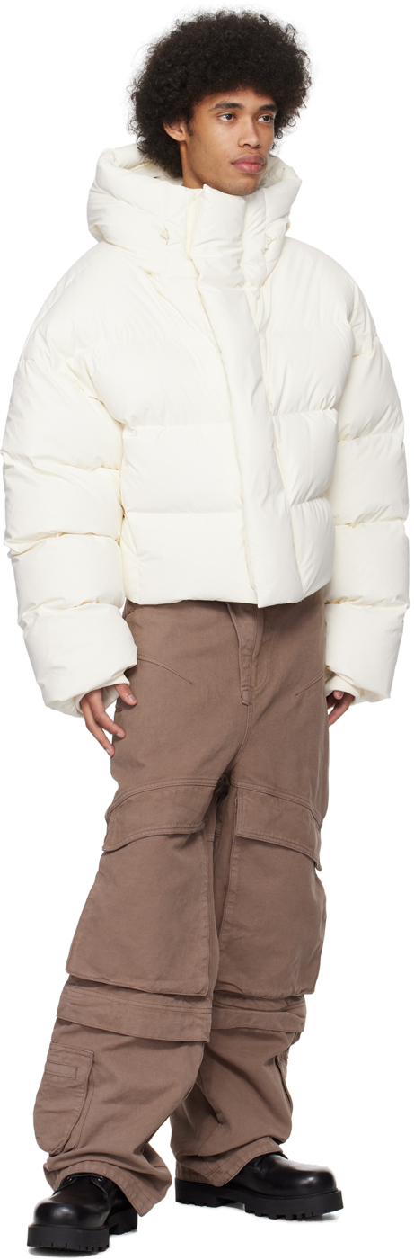 Entire Studios White MML Down Puffer Jacket