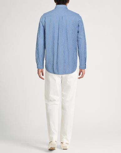 Man Shirt Blue Size 15 ¾ Cotton, Linen