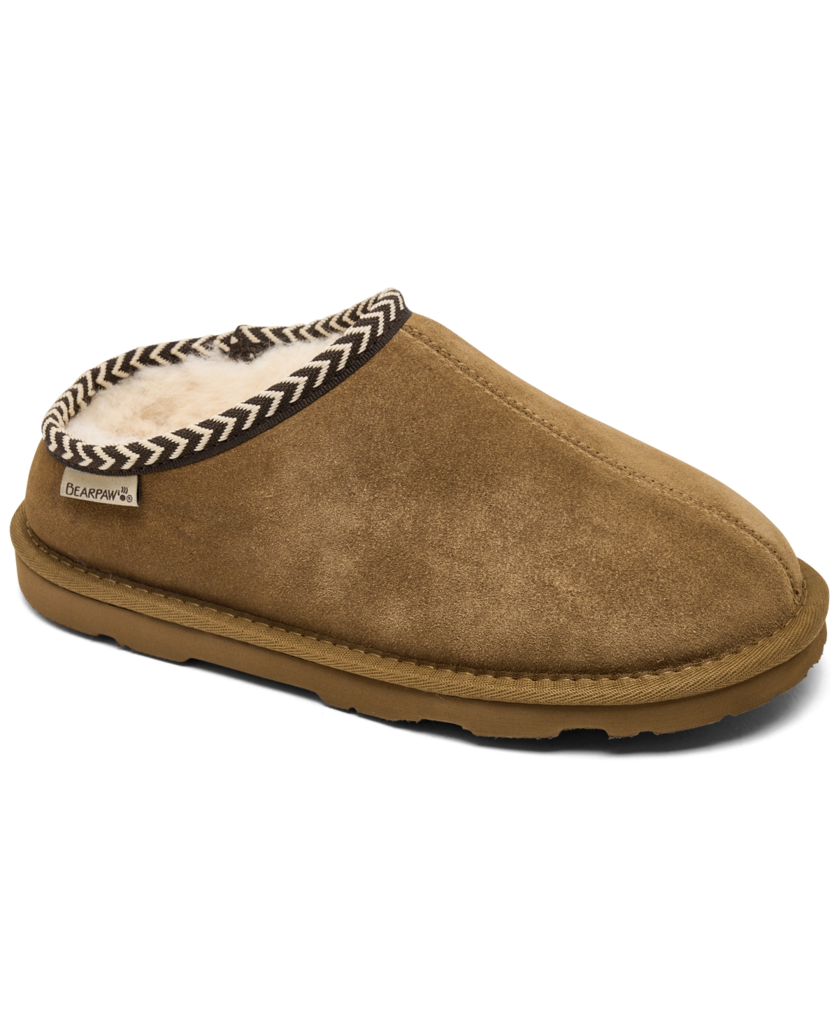 Big Girls Tabitha Slippers from Finish Line - Hickory Brown