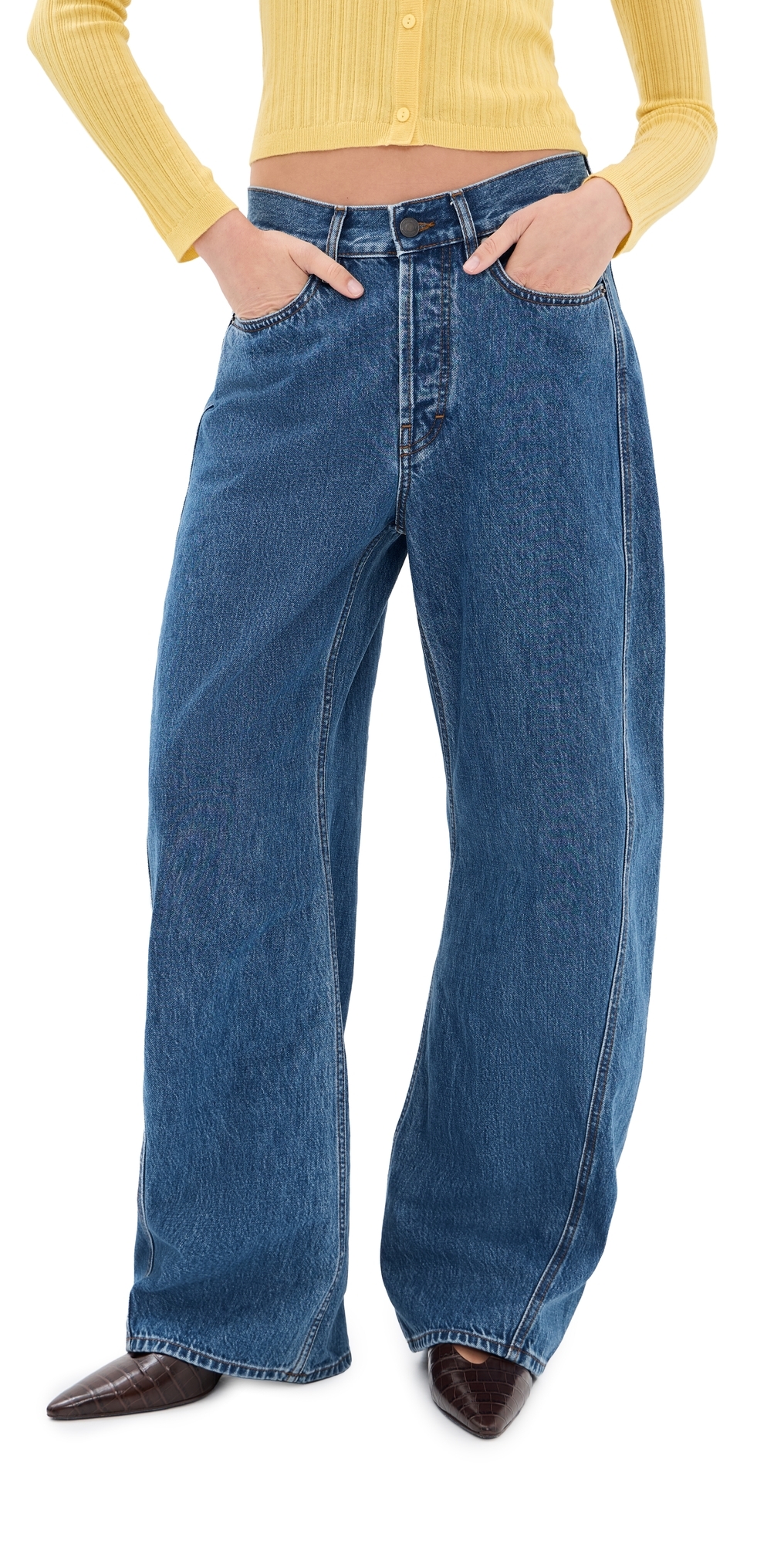 Callum Barrel Jeans New Blue