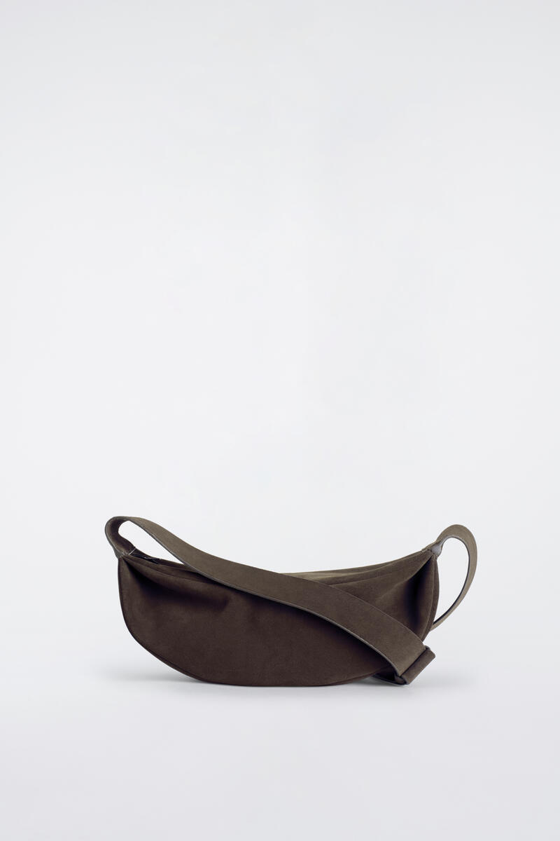 Swing Crossbody Bag - Split Suede
