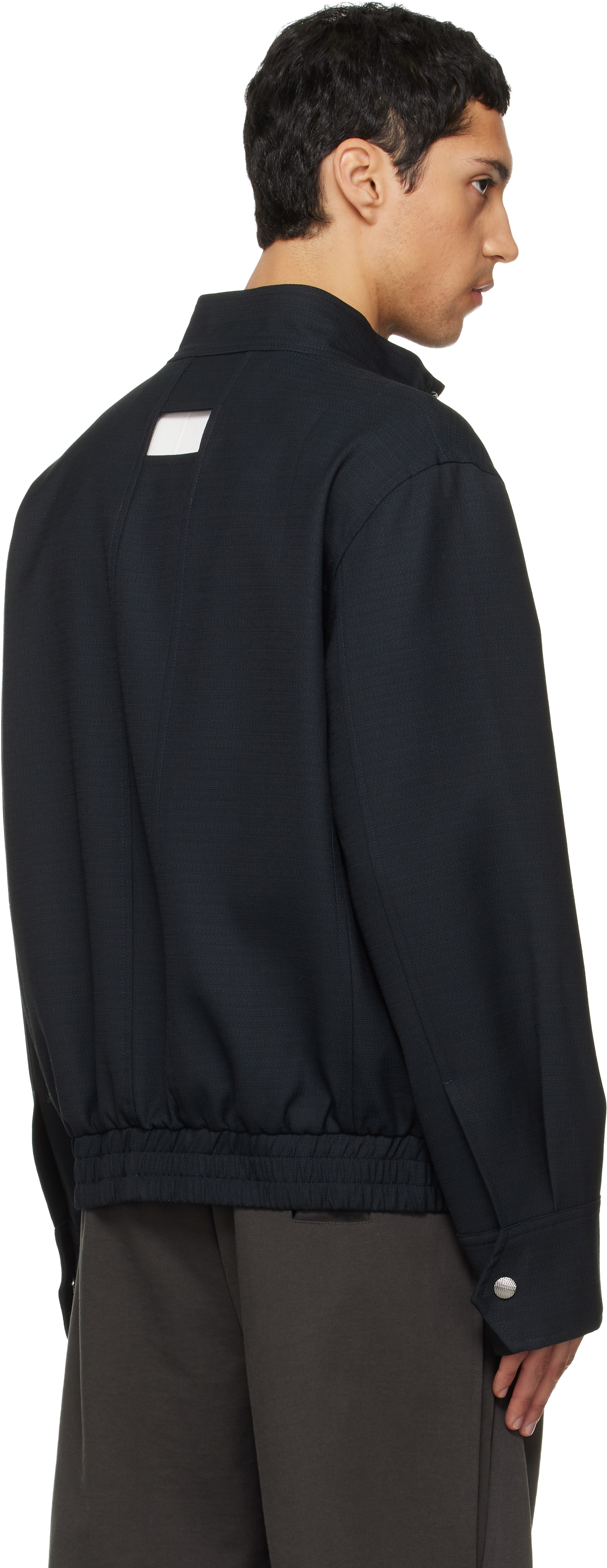 Navy Harrington Jacket