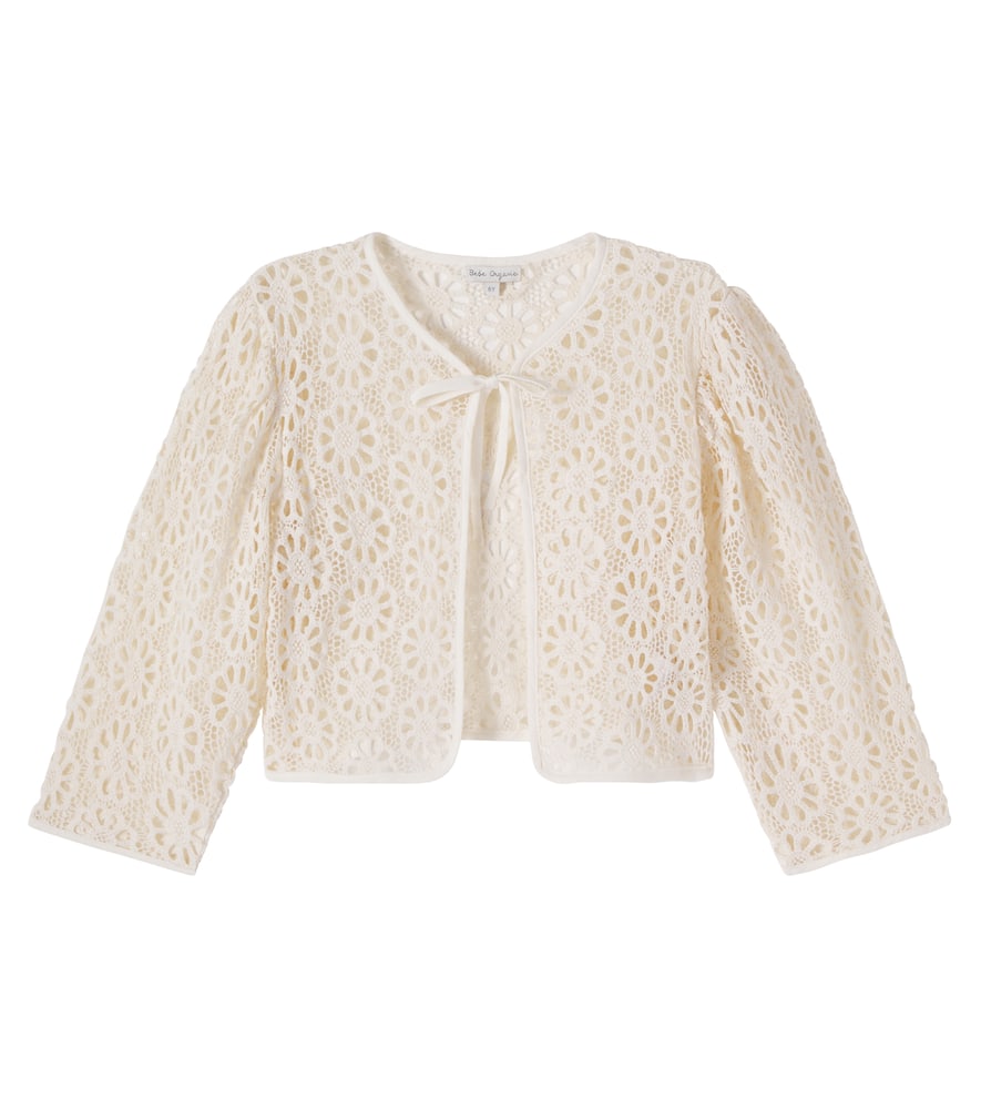Jora floral cotton lace jacket