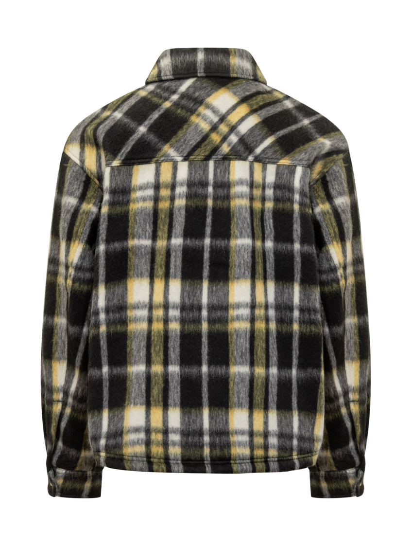 Wool Plaid Overshirt