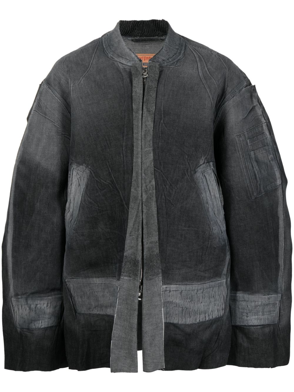 Oversized denim jacket - Grey
