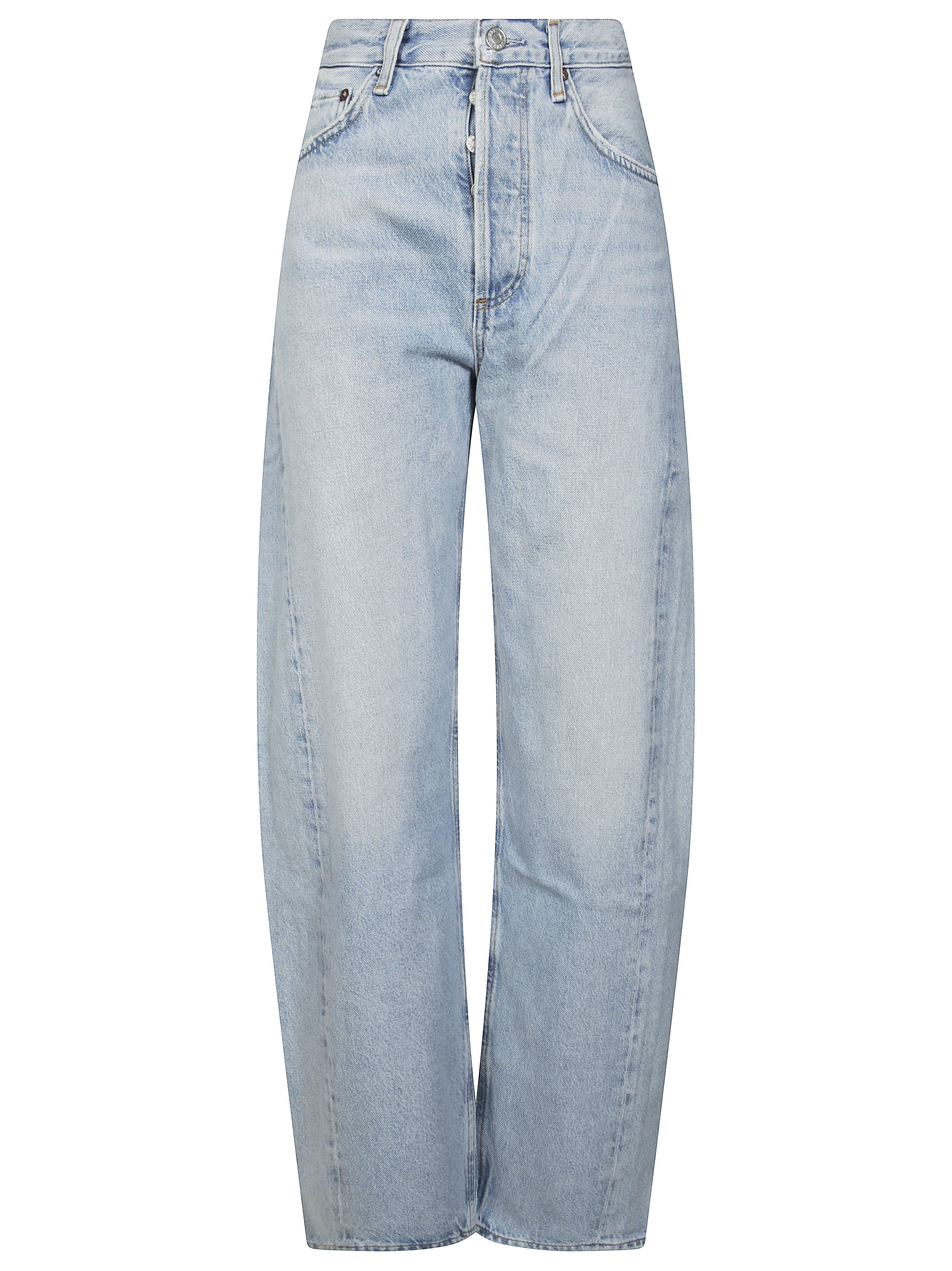 Luna Pieced High-Rise Tailored Jeans