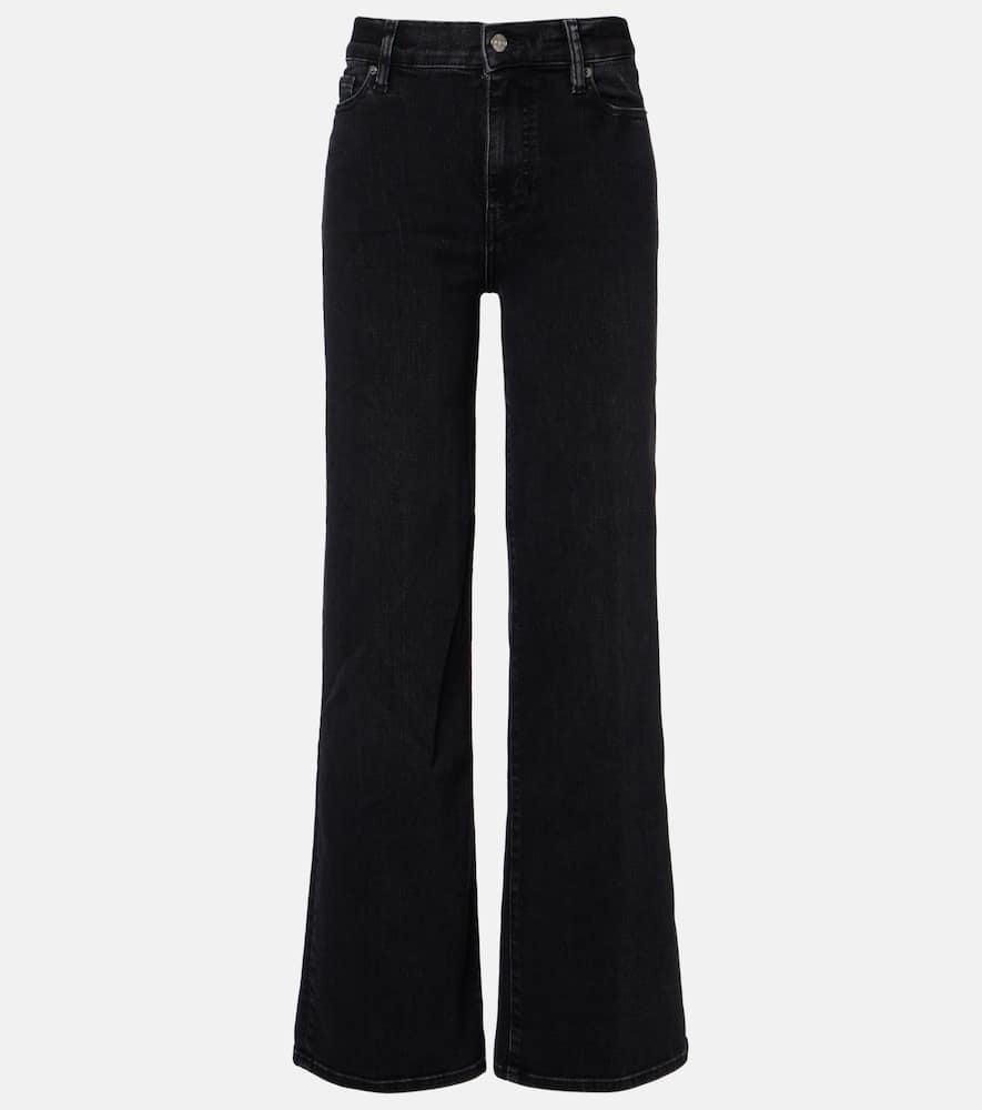 Le Slim Palazzo high-rise wide-leg jeans