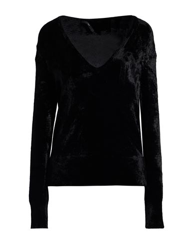 Woman Sweater Black Size 6 Viscose, Polyamide, Polyurethane