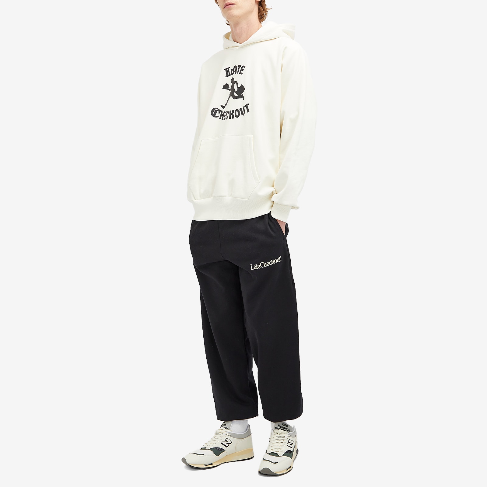 Men's Bellboy Popover Hoodie in White