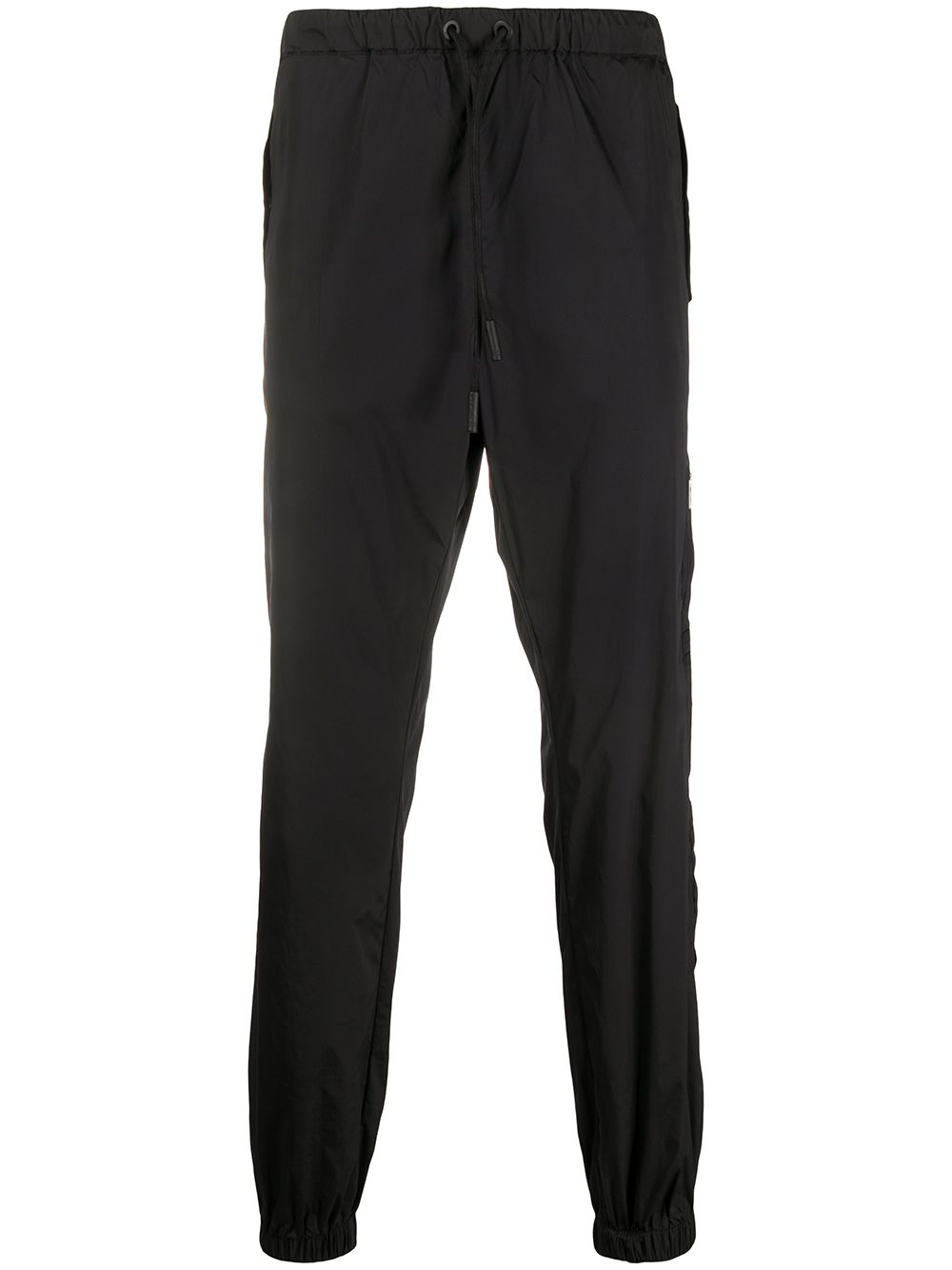 Cross tapered track pants - Black