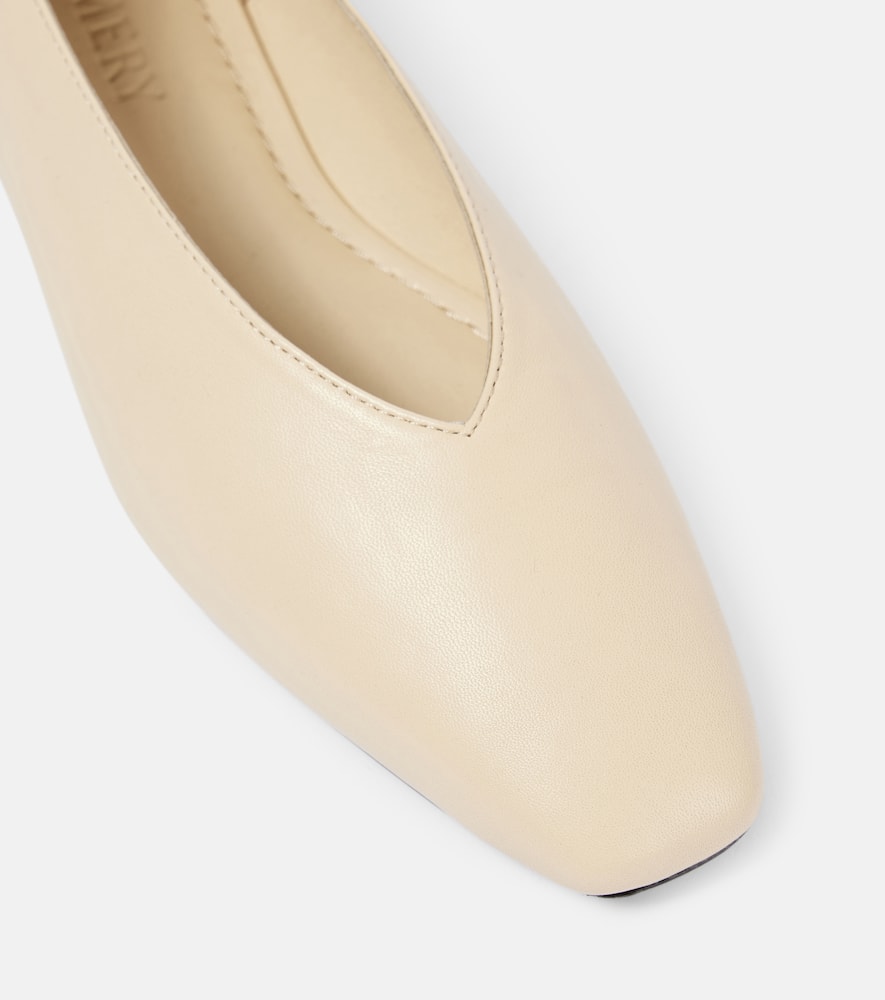 A. Emery Briot leather ballet flats
