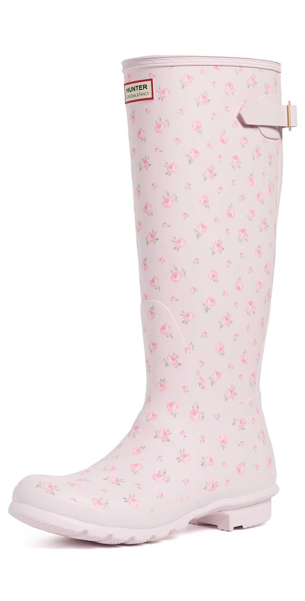 Hunter x LoveShackFancy Original Tall Back Adjustable Boots Light Pink 681