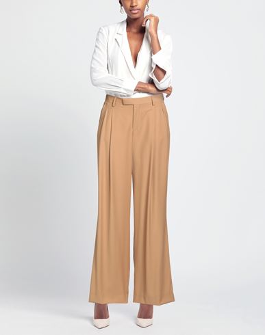 Woman Pants Camel Size 36 Wool