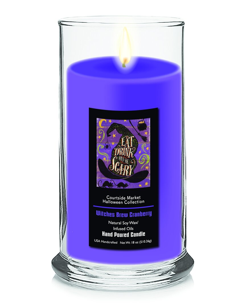 Halloween Collection Eat, Drink, & Be Scary Witch'S Brew Cranberry Soy Wax Candle