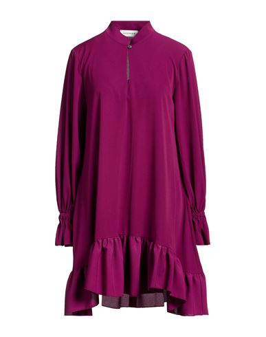 Woman Mini dress Plum Size 12 Polyester