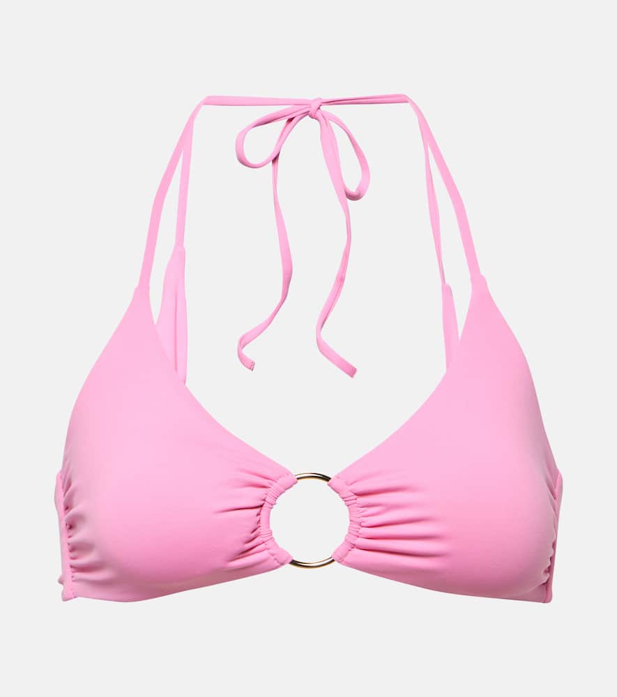 Hamburg ring-detail bikini top