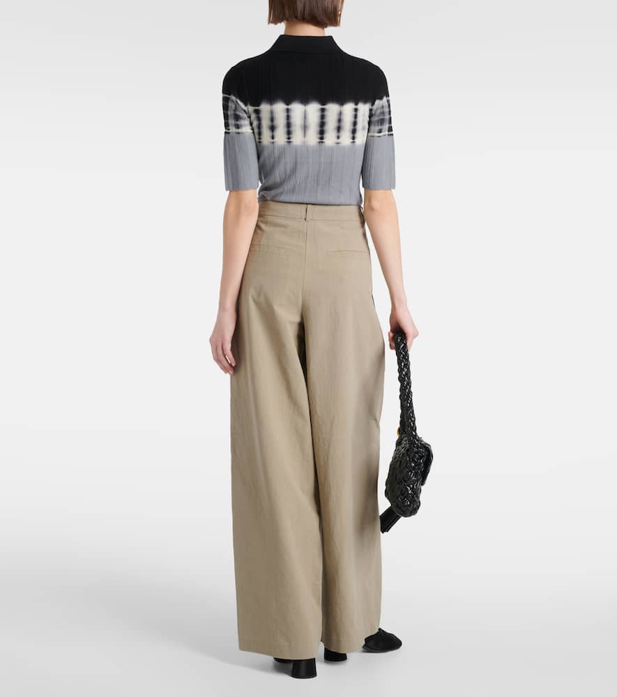 Proenza Schouler White Label Helena cotton-blend wide-leg pants