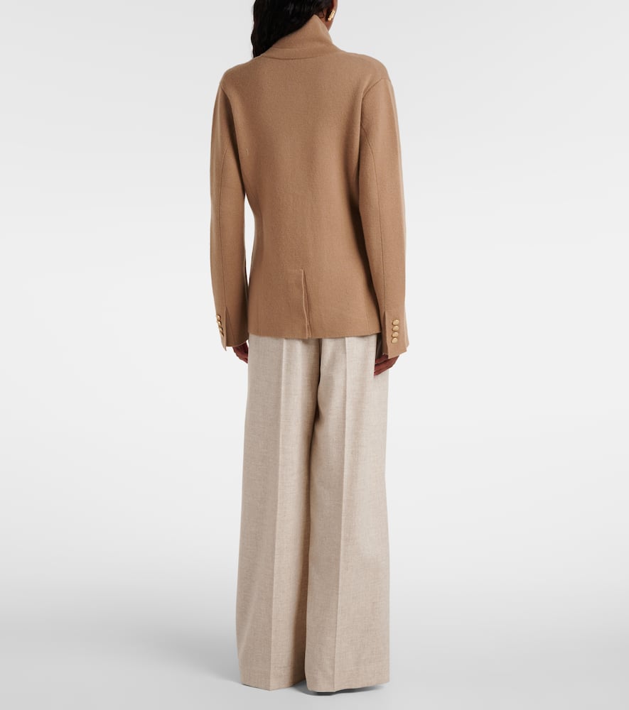 Wool and cashmere blazer