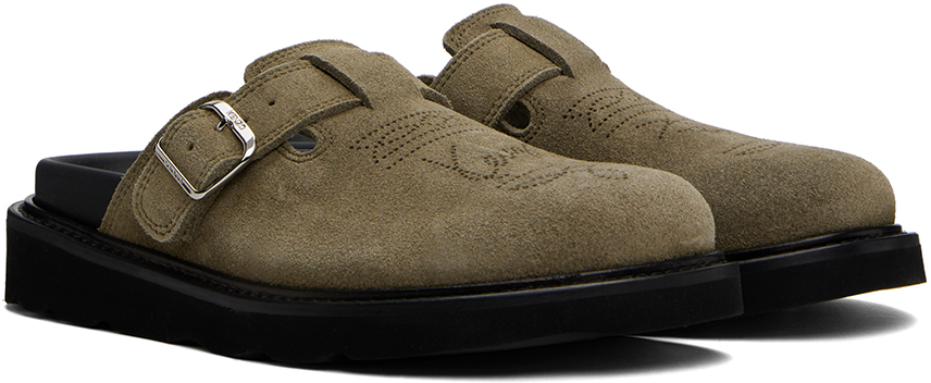 Kenzo Beige Kenzo Paris 'Kenzo Matto' Clogs