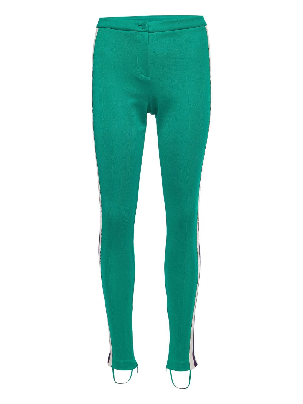 Side-stripe leggings - Green