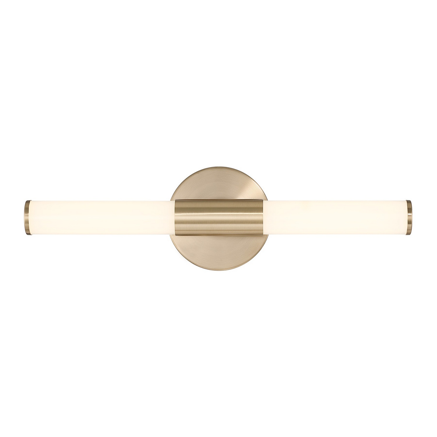 Connor 18" Mini Tube LED Cylinder Vanity Light in Bra