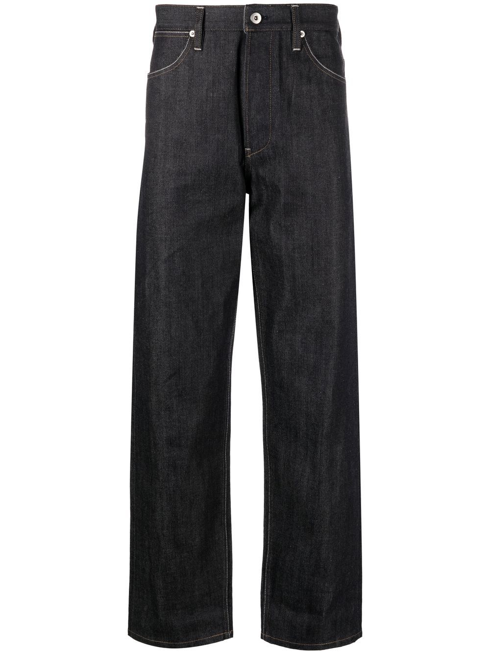 Straight-cut jeans - Blue