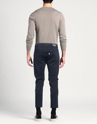 Man Jeans Navy Size 30 Cotton, Lycra