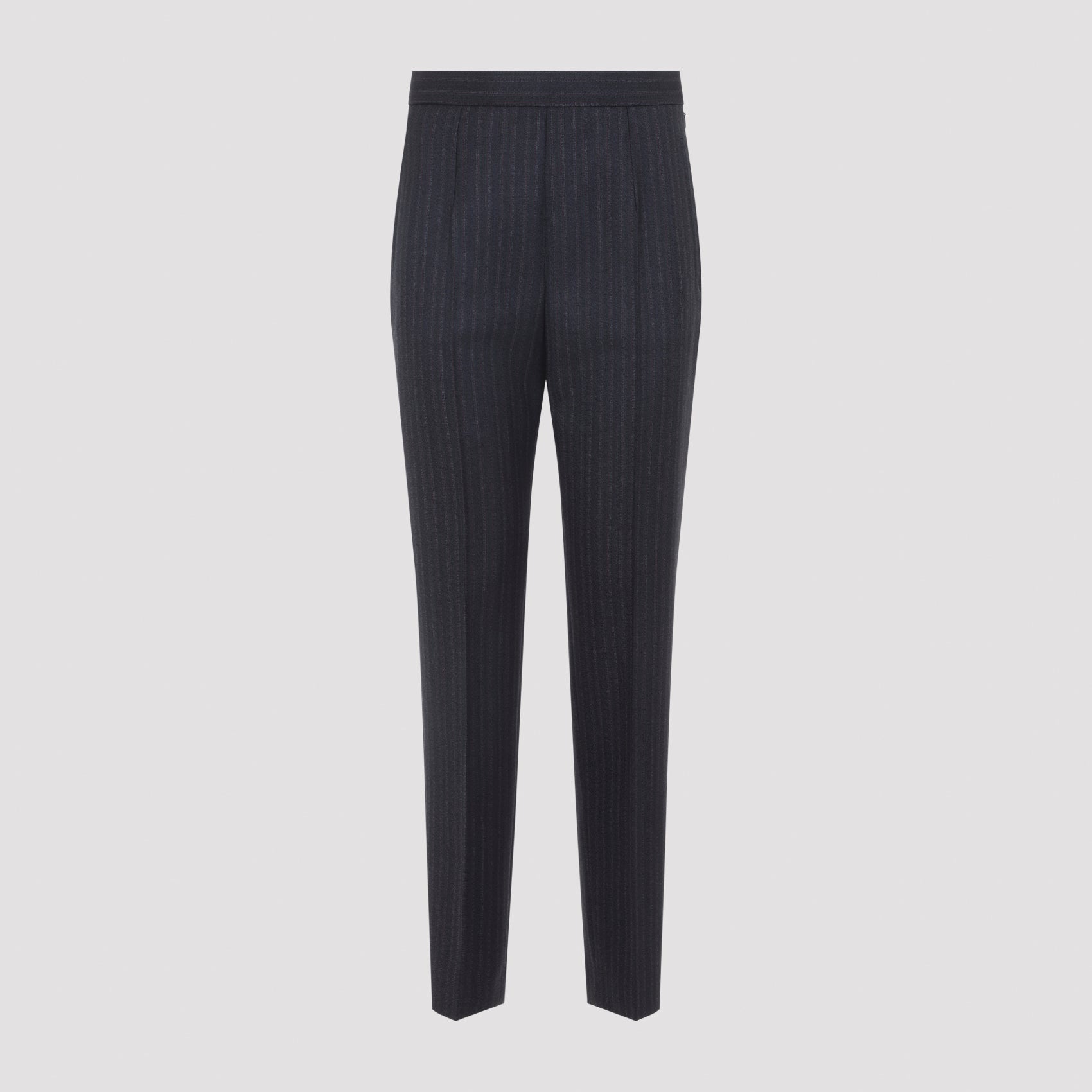 Women's Slim-Fit Wool Pants, Regular Straight Leg