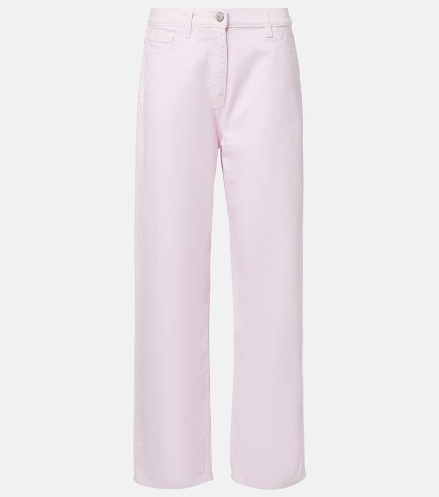 High-rise wide-leg jeans