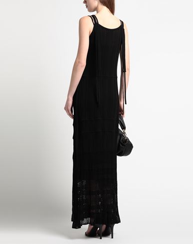 Maison Flâneur Woman Maxi dress Black Size 4 Cotton, Viscose