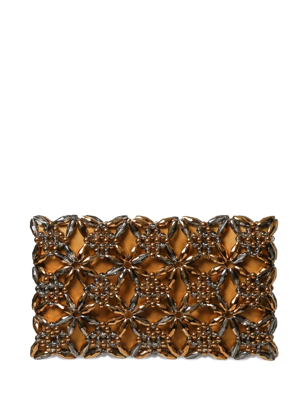 Rhea clutch bag - Brown