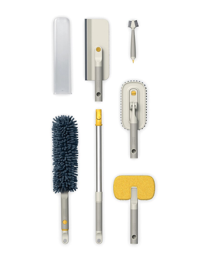 Cleantech 6Pc Deep Cleaning Set With Extension Pole