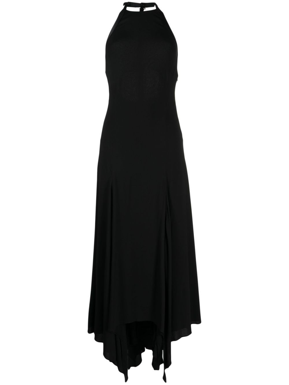 X Dua Lipa halterneck gown - Black
